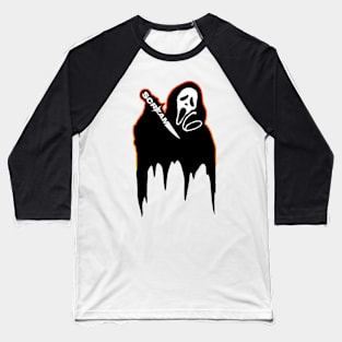 Scream VI  (Scream 6)  scary horror movie graphic design by ironpalette Baseball T-Shirt